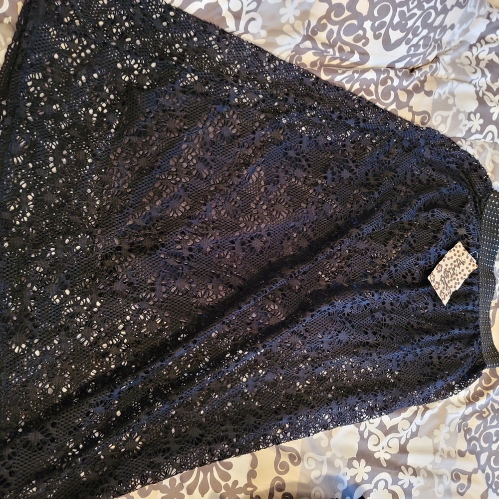 Lace Black Skirt